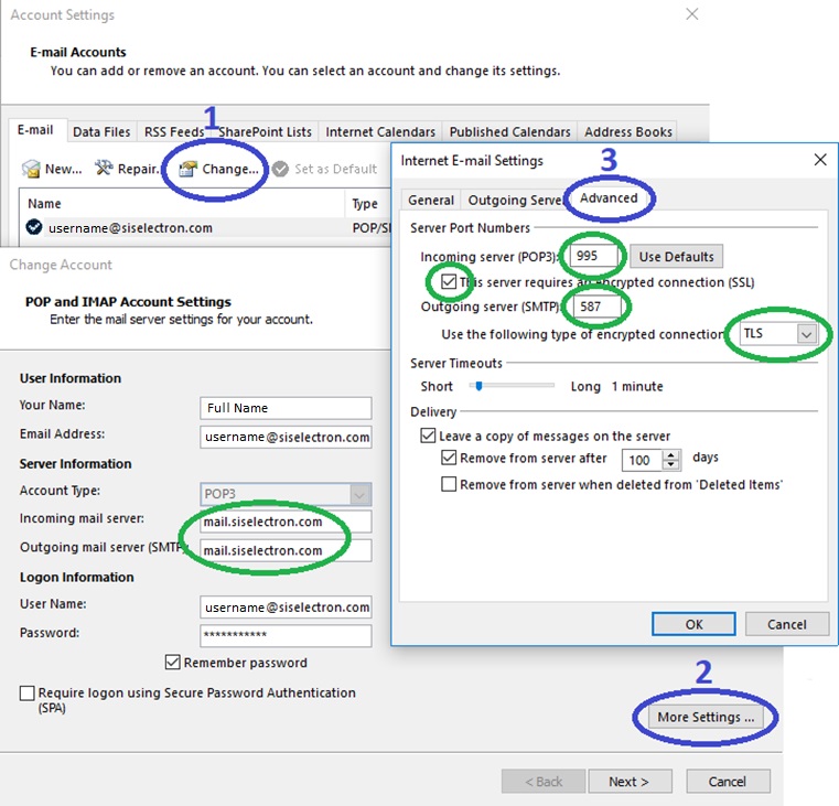 Outlook configuration